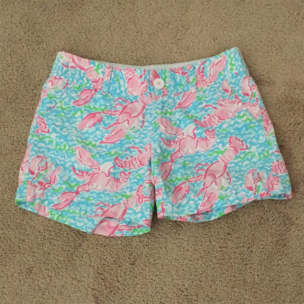 Lilly Pulitzer Lobster Roll Print Callahan Shorts